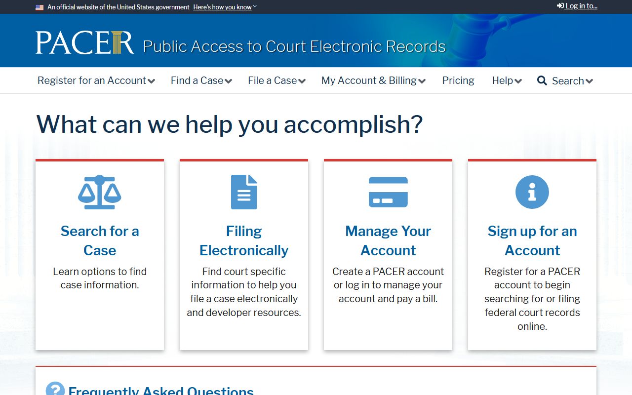 Leslie County court records federal PACER search reference