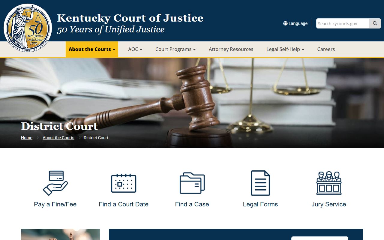 Leslie County Court records District Court jurisdiction