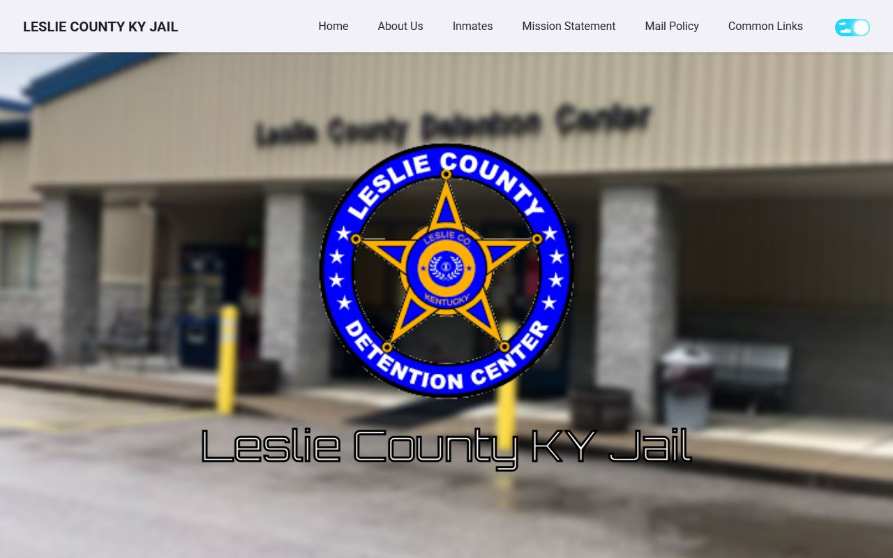 Leslie County inmate records jail homepage