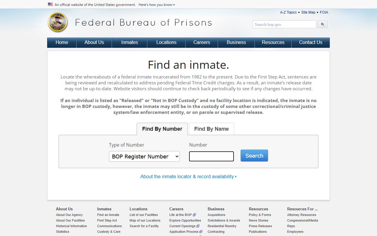Leslie County warrant records federal inmate locator